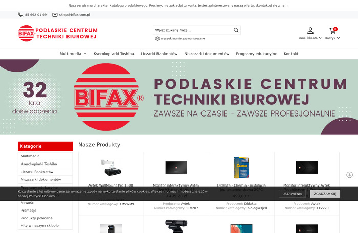 Podlaskie Centrum Techniki Biurowej i Medialnej "BIFAX" Sp. z o.o.