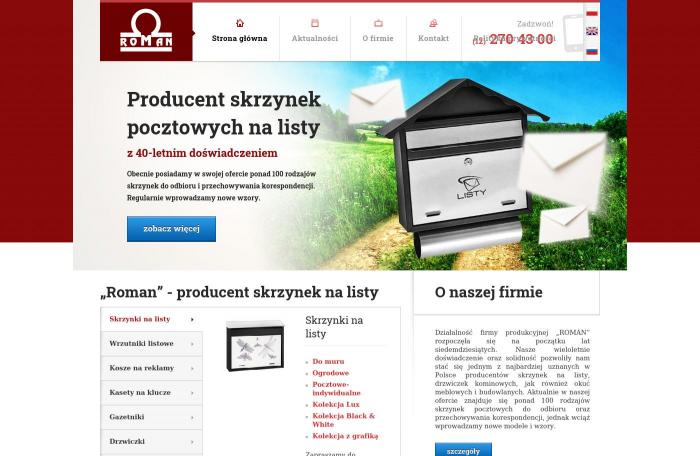 Roman producent skrzynek na listy